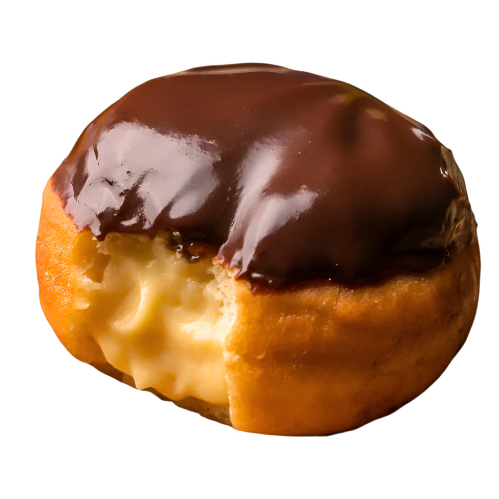 BEIGNE BOSTON | FARCE CRÈME PÂTISSIÈRE | GLAÇAGE CHOCOLAT
