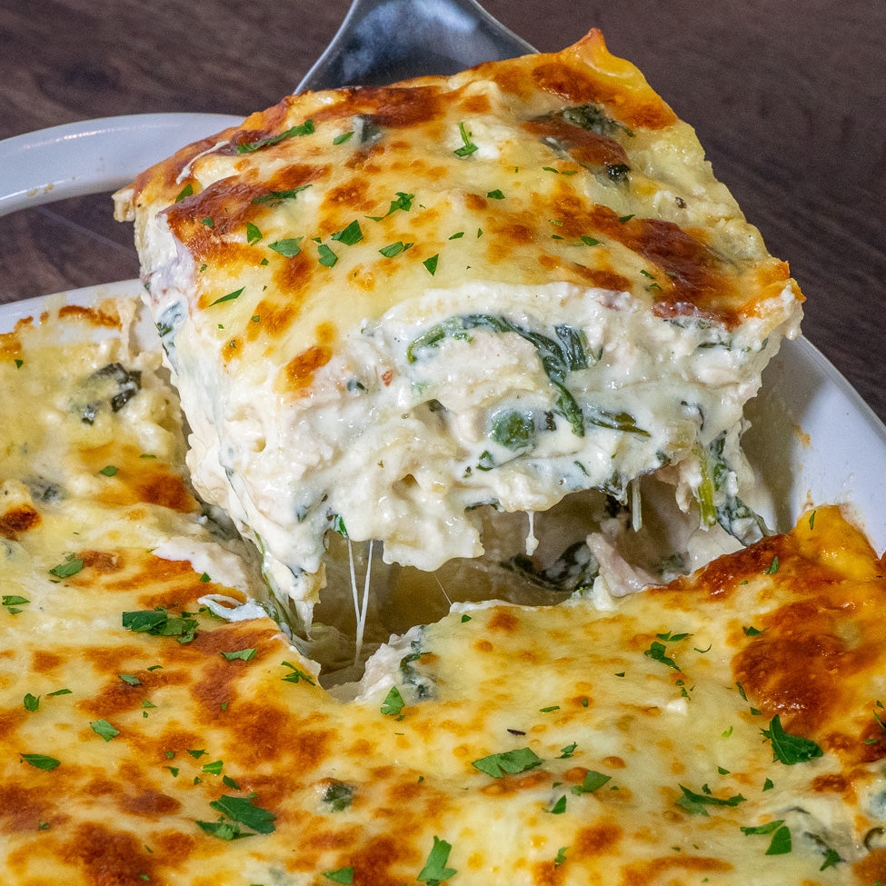 LASAGNE AU POULET | SAUCE ALFREDO