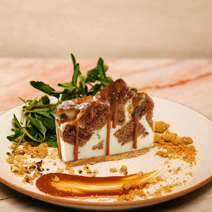 PORTION de GÂTEAU | CHEESECAKE AU GÂTEAU DE CAROTTES + CARAMEL