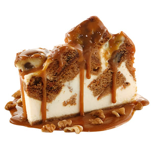PORTION de GÂTEAU | CHEESECAKE AU GÂTEAU DE CAROTTES + CARAMEL