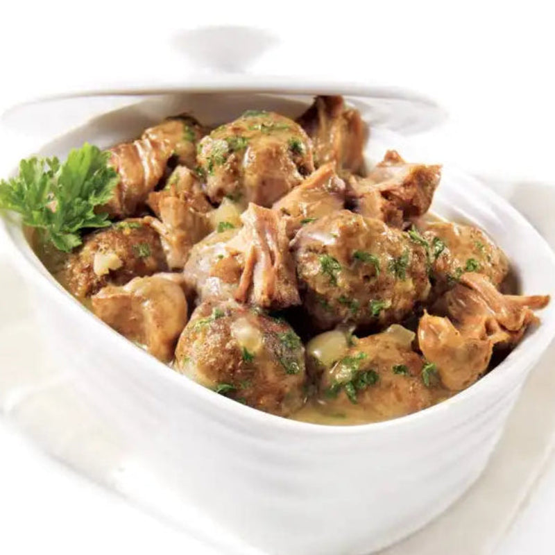 RAGOÛT DE BOULETTES +PATTES DE COCHON | DE LA FERME À L'ASSIETTE | 1 KG (6-8 PORTIONS)