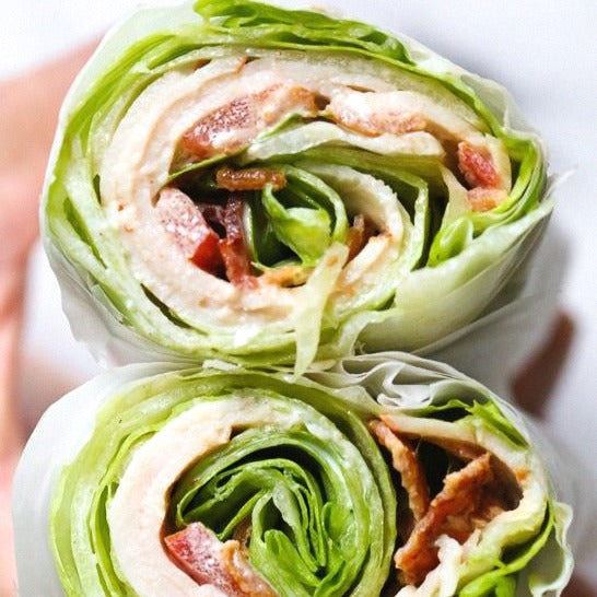 SANDWICH WRAP DINDE + BACON + SUISSE + PESTO MAISON